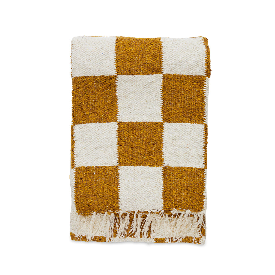 Sustainable Checker Throw